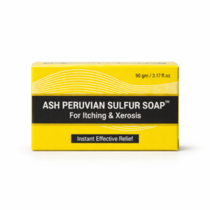 Ash Peruvian Sulfar Soap for Itching & Xerosis