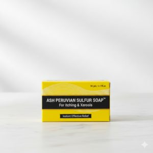 Ash Peruvian Sulfar Soap for Itching & Xerosis